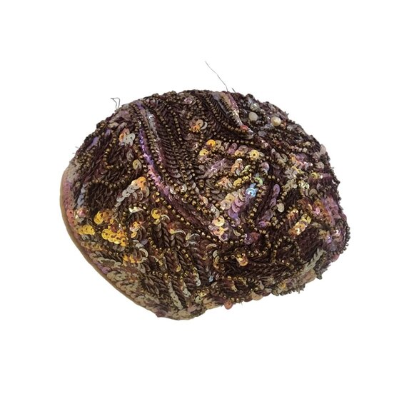 Fabulous Sequin Pinehurst 5th Ave NY Exclusive For Abraham and Straus 40s Hat - Picture 2 of 6